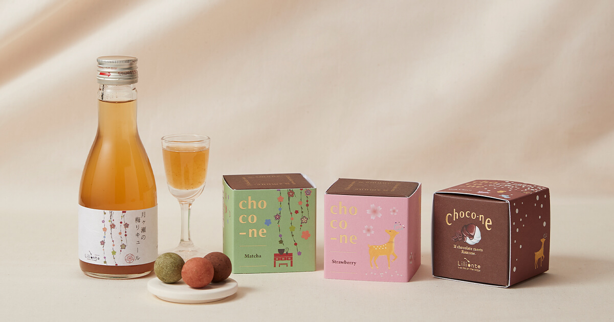 おつまみスイーツ。お酒とラムネ×チョコのペアリングセット｜奈良ノ