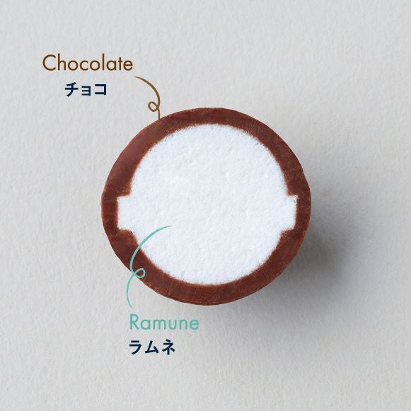 ラムネ×口どけチョコ 【ショコネ】 ミルクチョコ