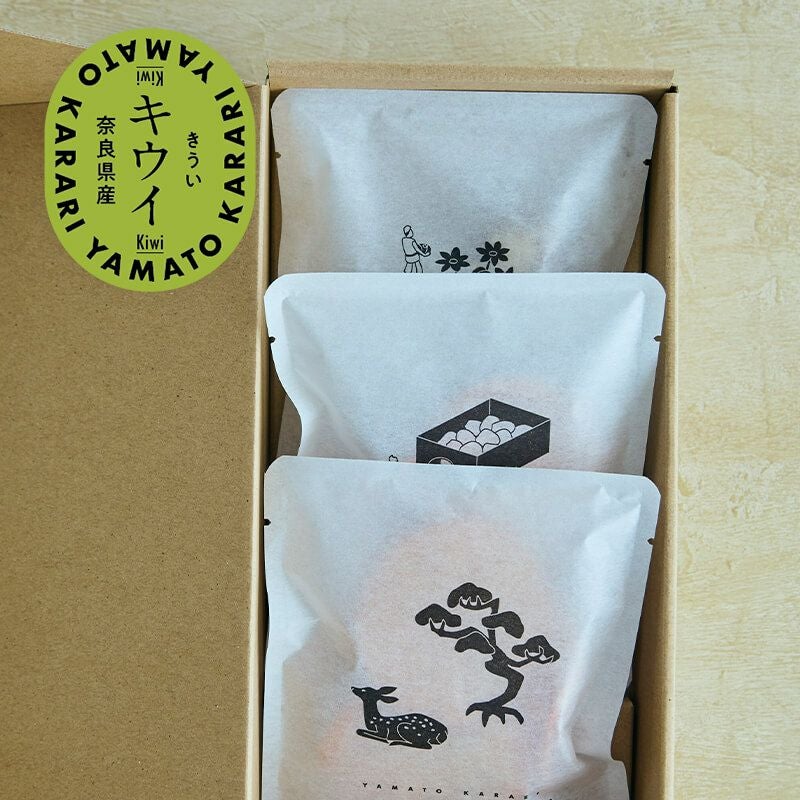 やまと果らり キウイチップス 3袋（箱入り）