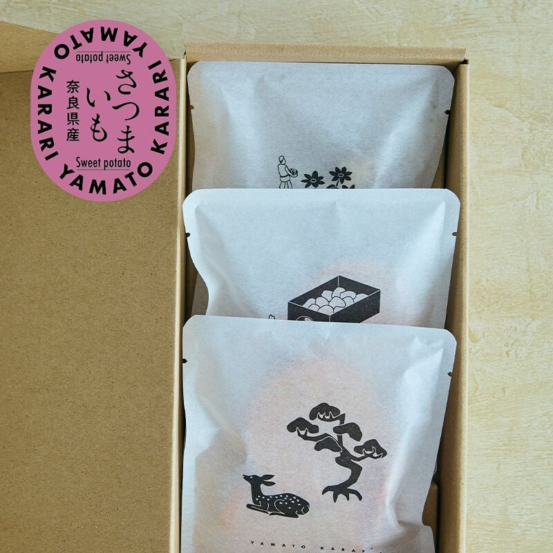 やまと果らり さつまいもチップス 3袋（箱入り）