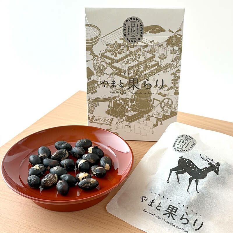 やまと果らり 黒枝豆チップス 単品
